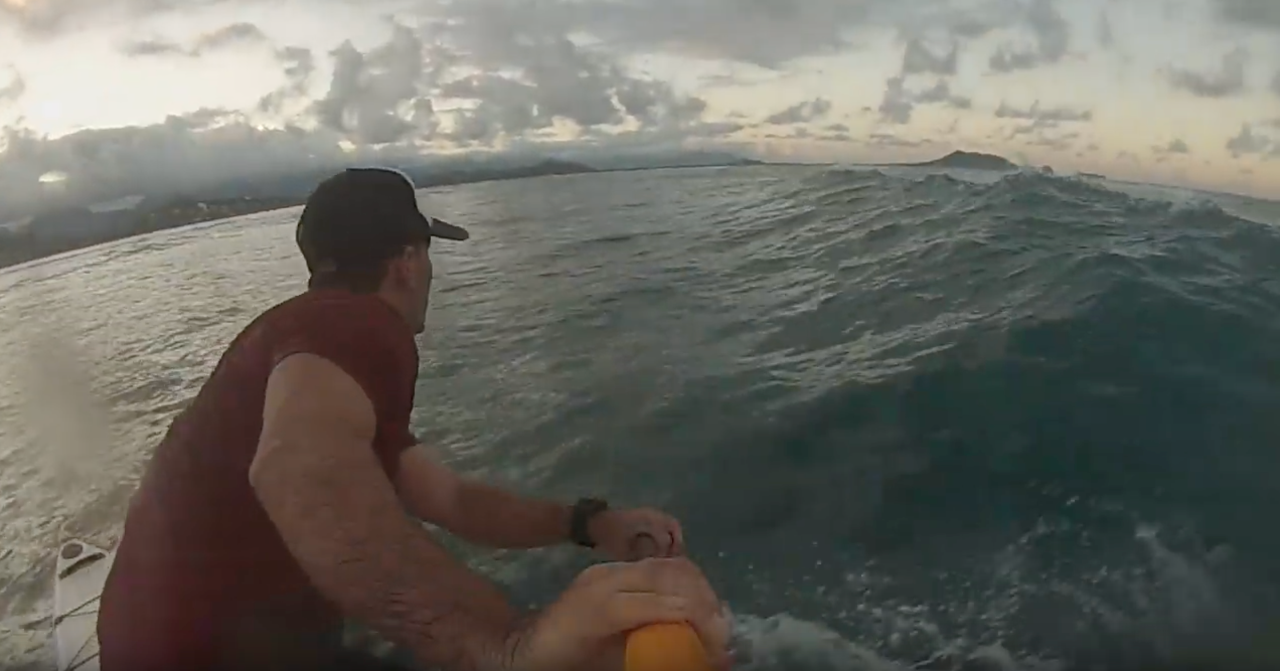 SUP Surfing in Hawaii