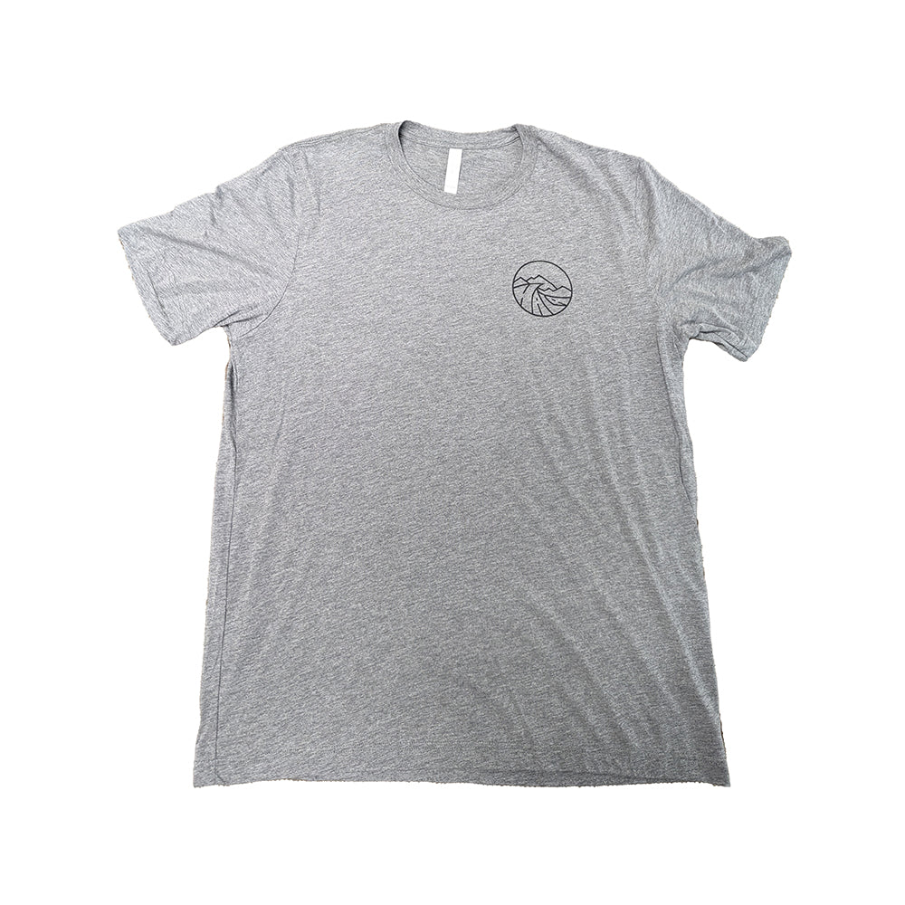 gray new wave t shirt front