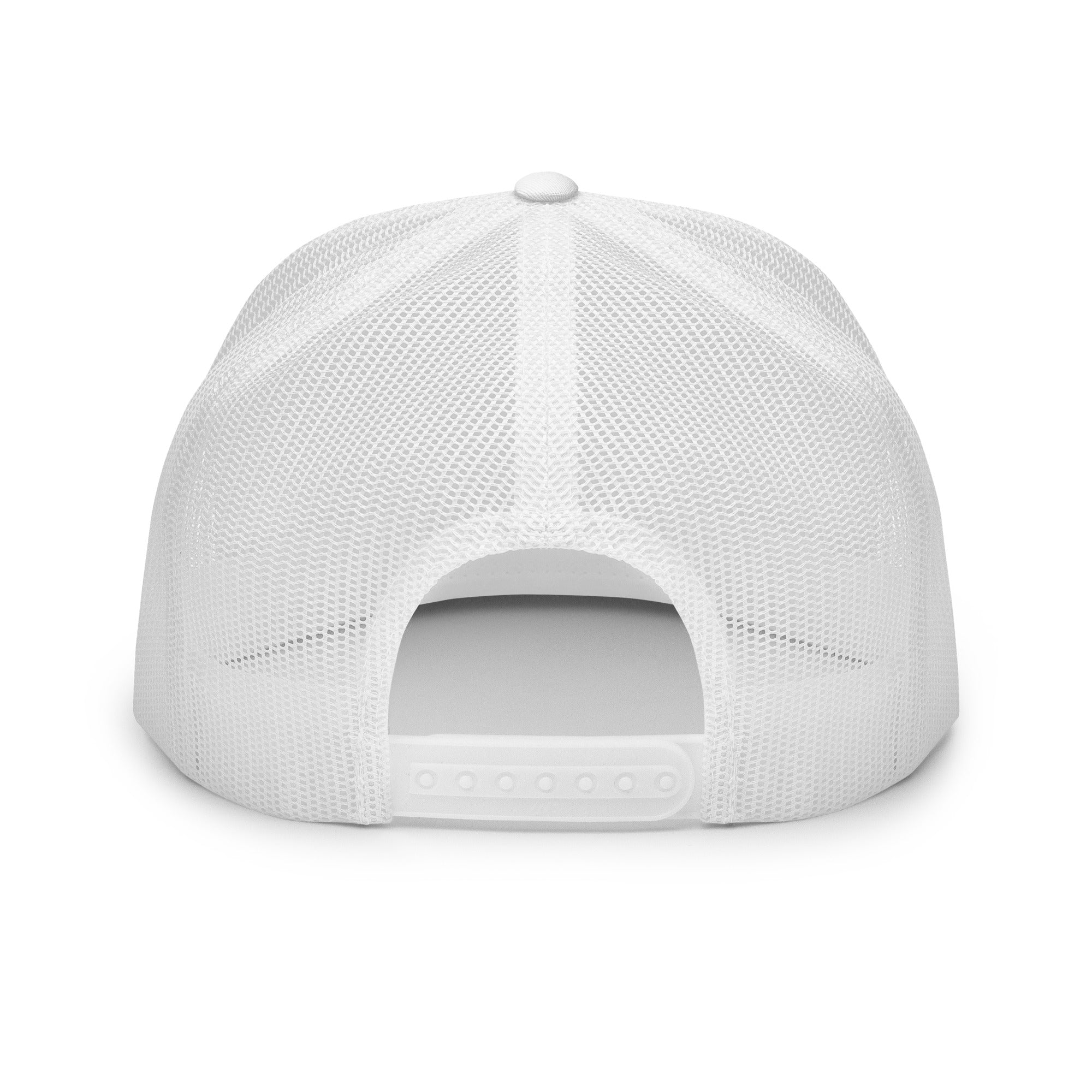 white colorado flag trucker hat back
