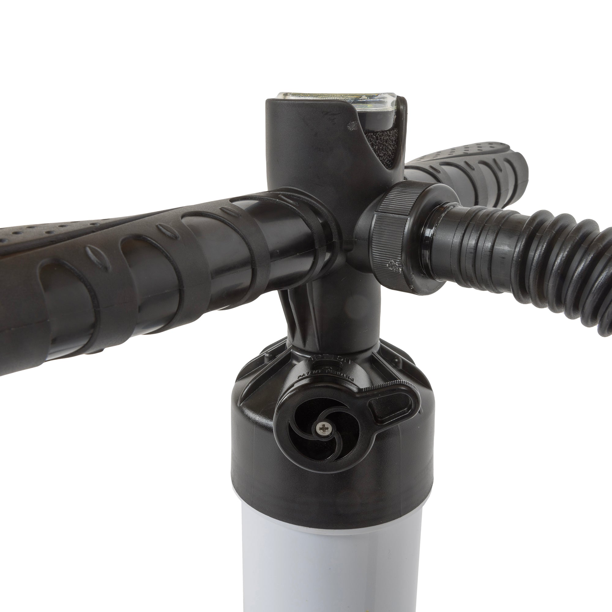 dual action hand pump with gauge